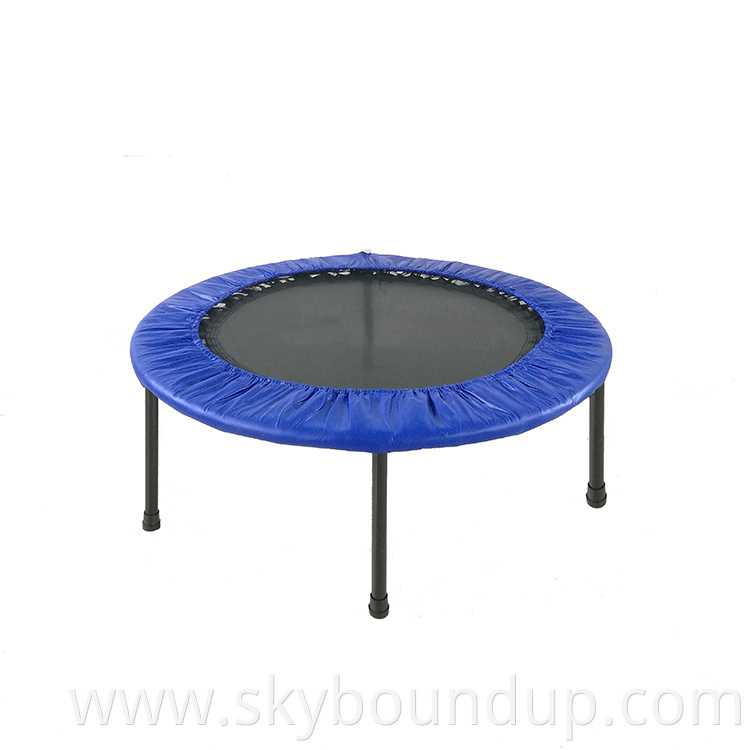 36"/38"/40" Folding Mini Trampoline, Exercise Trampoline with Resistance Bands, Rebounder Trampoline for Adults Fitness, Indoor